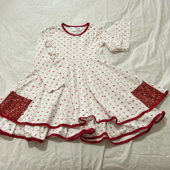 Royal Roe Valentines Heart Dress size 7/8 - Picture 1 of 7